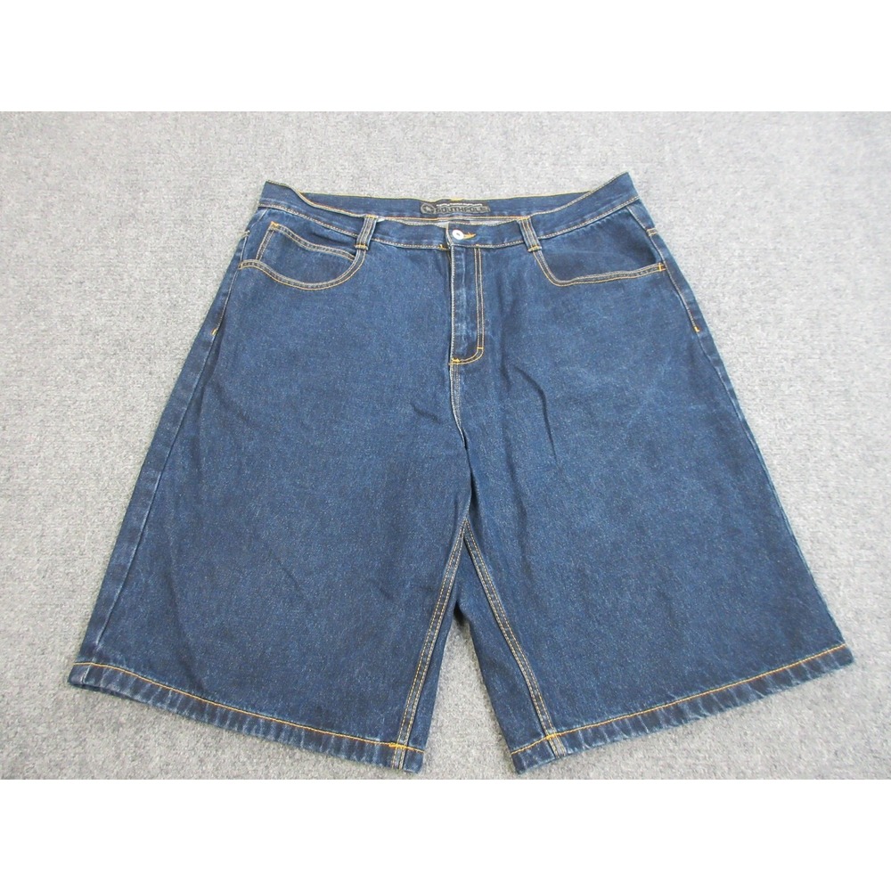 Southpole Denim Shorts Mens 42‎ Blue Jean Carpenter Loose Fit Long Baggy Hip Hop